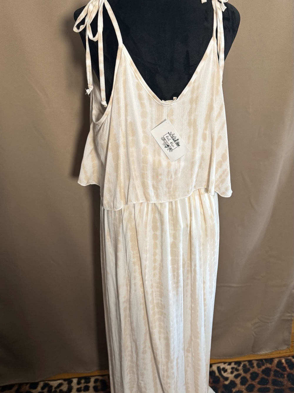 NWT Lovely Melody Maxi Dress - Beige - See All Photos for Actual Color
